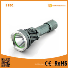 1150 10W 500 Lumens Lampe de poche rechargeable en aluminium